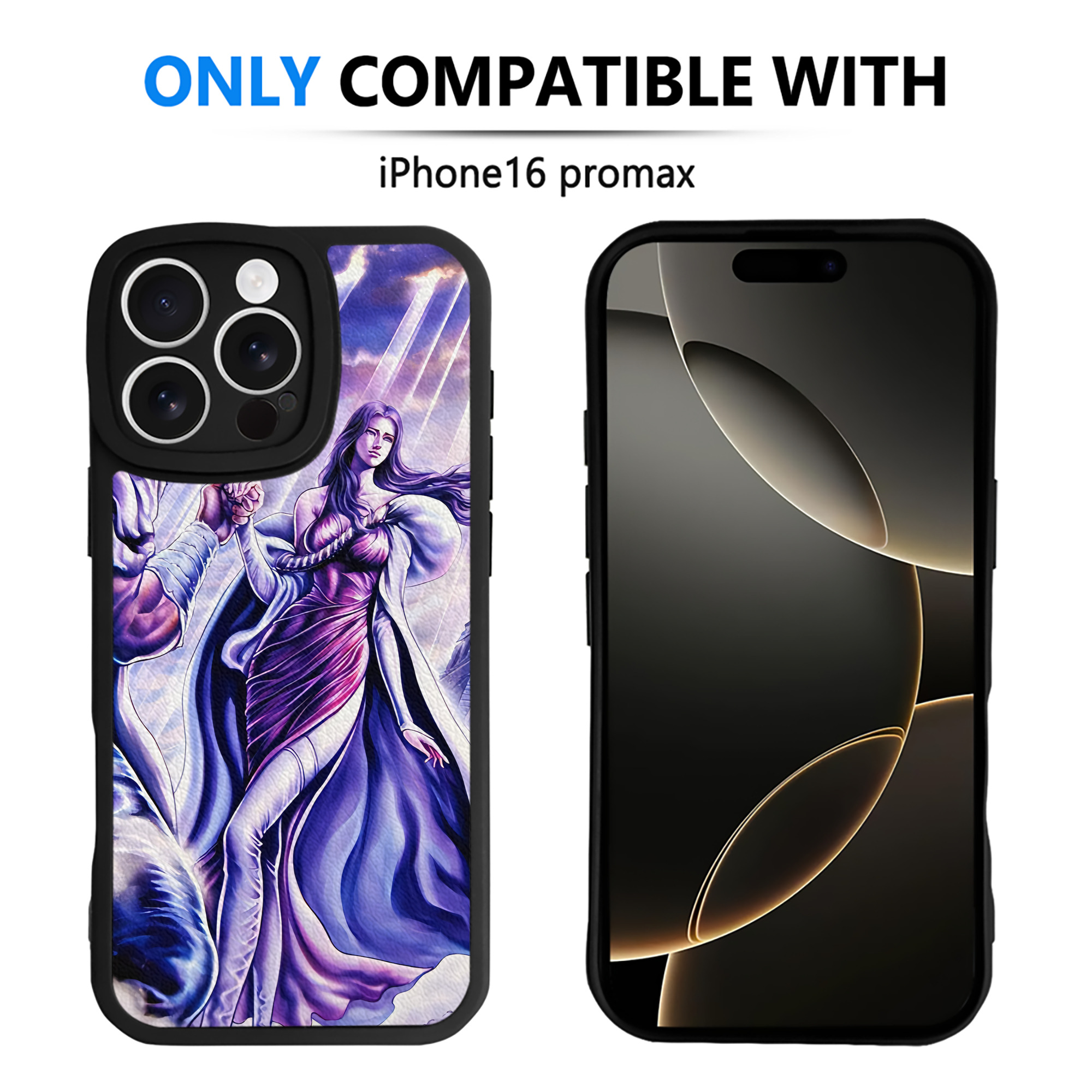 （画像用） 北斗の拳 Fist of the North Star 【iPhone 16シリーズ対応】シリコンスマホケース（レザー調） 材質：シリコン
